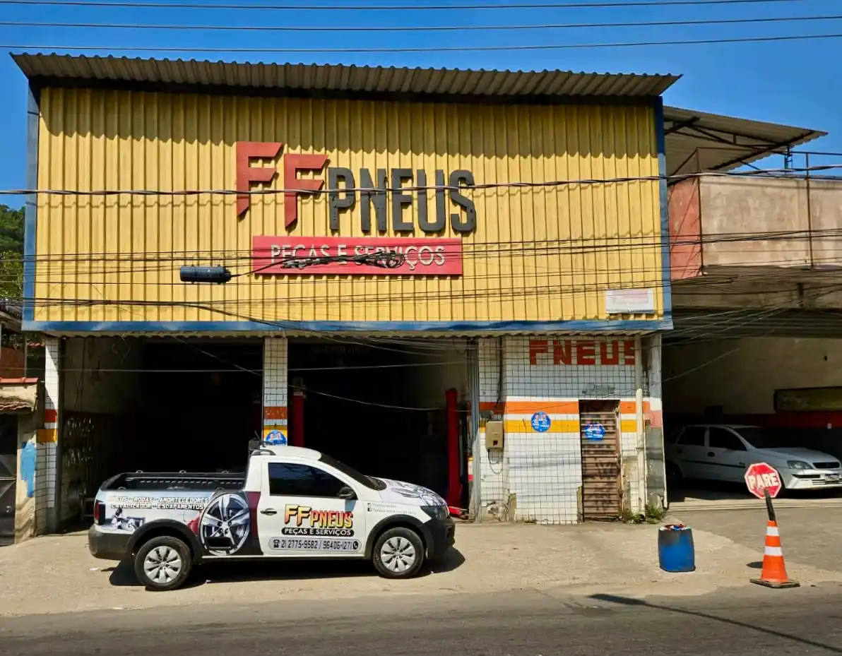 Fachada FF Pneus Belford Roxo